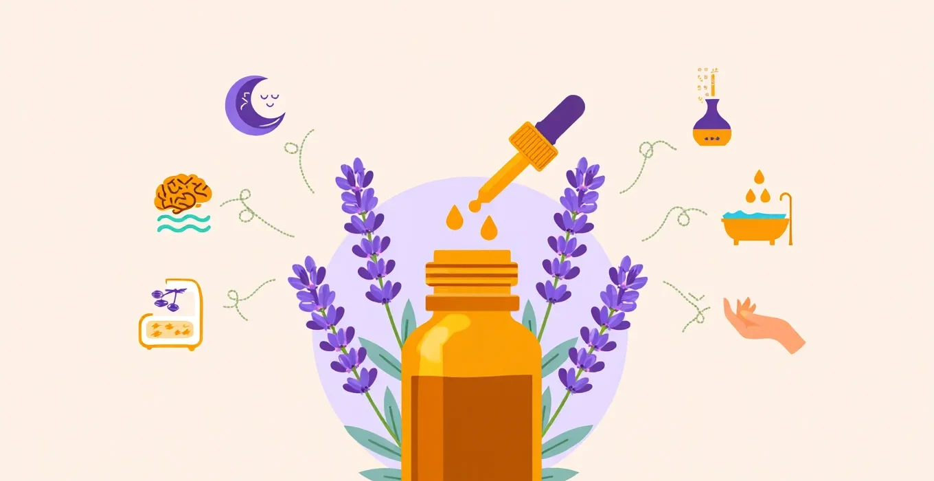 A complete guide to lavender essential oil, its therapeutic properties, evidence-based uses, how it differs from other lavender products, and how to use it safely in the UK